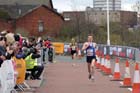 Nathan Reed finishing 2nd in the Sunderland City 10k.